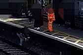 Boy, 3, is rescued from railway track by man at Newark Northgate Station.