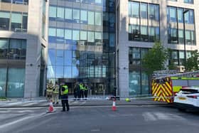 Police, firefighters and paramedics have been called out to the incident in Whitehall Road, Leeds city centre (Photo by National World)