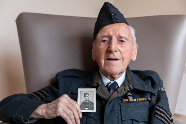 D-Day veteran Bernard Morgan from Crewe.