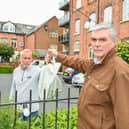 Diglis Marina residents are livid over plans to install a 35 metre long and 2 metre high fence amid what they claim is a 'shopping bag dispute'. 