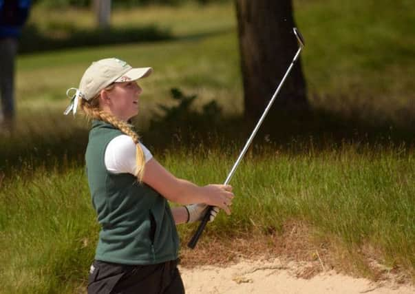 Megan Clarke (Huddersfield) has two wins and a half from her three matches so far in Northern Counties Match Week at her home club (Picture: Chris Stratford).