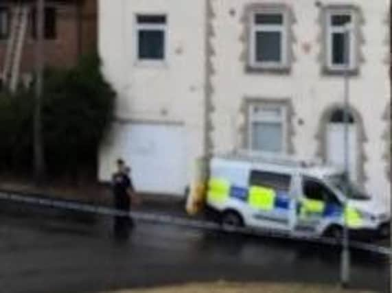 Police in Little London, Leeds.