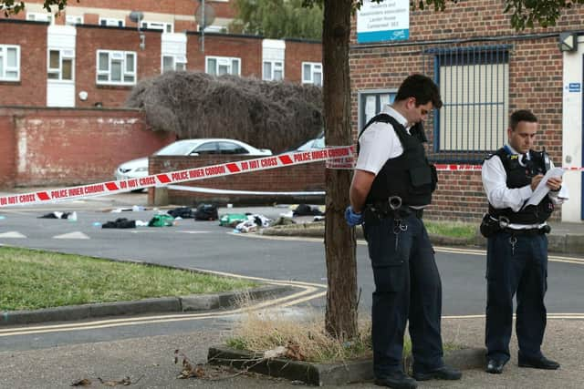 Teen boy 'disemboweled' as four stabbed on estate - witnesses describe ...