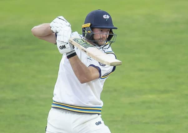 Yorkshire's Adam Lyth has hit a century (Picture: Allan McKenzie/SWPix.com)