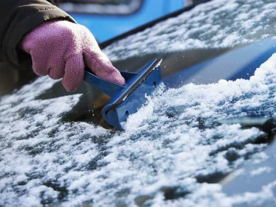 Yorkshire woke up to a covering of ice and frost. STOCK PICTURE