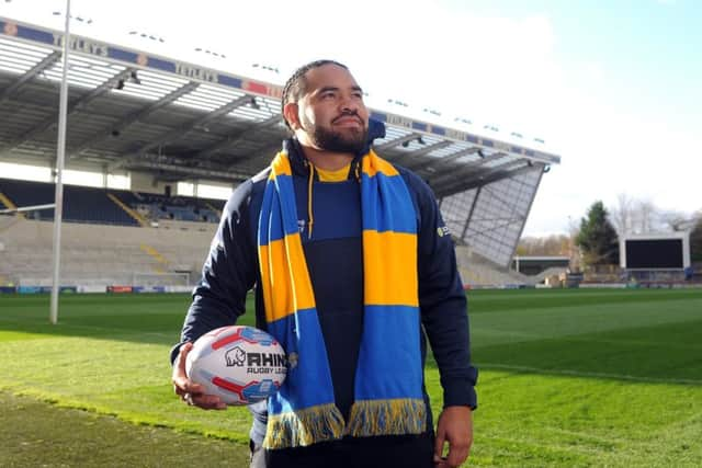 Leeds Rhinos' Konrad Hurrell.