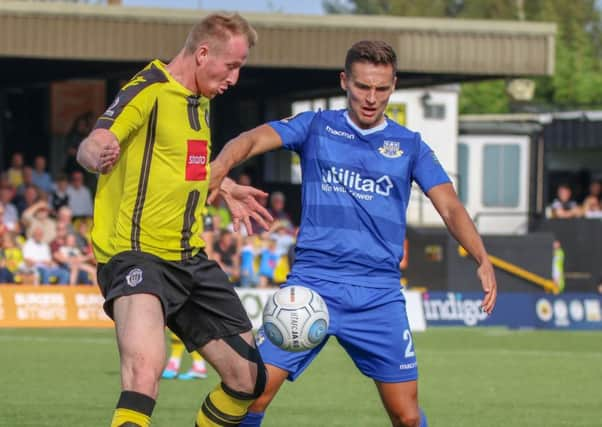 Harrogate Town's Mark Beck.