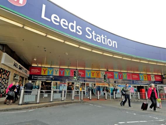 Leeds Station.