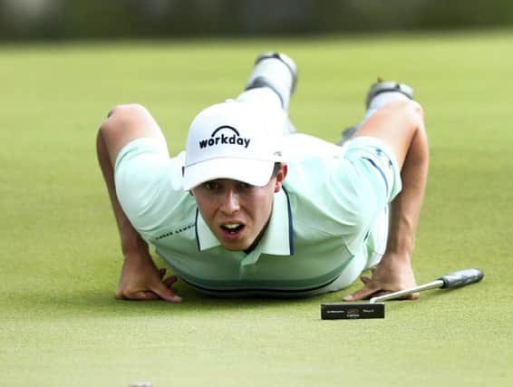 PLAY-OFF HEARTACHE: Sheffields Matt Fitzpatrick judges the ball during the Golf BW International Open in Munich.