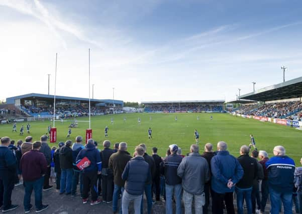 Featherstone Rovers' stadium. Allan McKenzie/SWpix.com