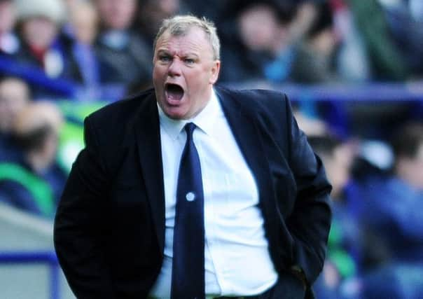 Leeds United.
United's head coach Steve Evans