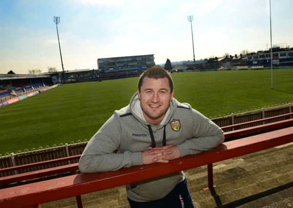 Wildcats coach Chris Chester at Belle Vue.