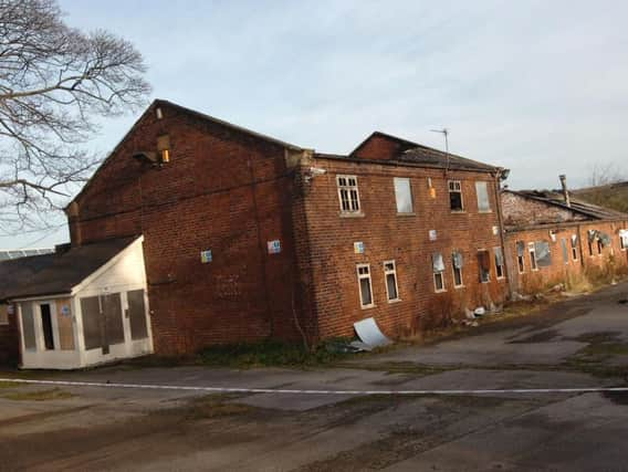 The old Parkside Hotel following a fire in 2012.