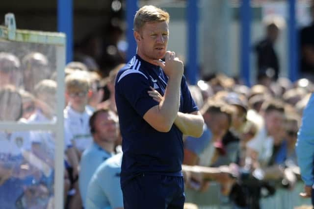 Former Guiseley boss Adam Lockwood. Picture: Tony Johnson.