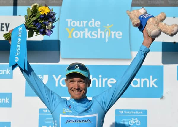 Magnus Cort Nielsen, Astana, winner of stage 2.  Picture Bruce Rollinson